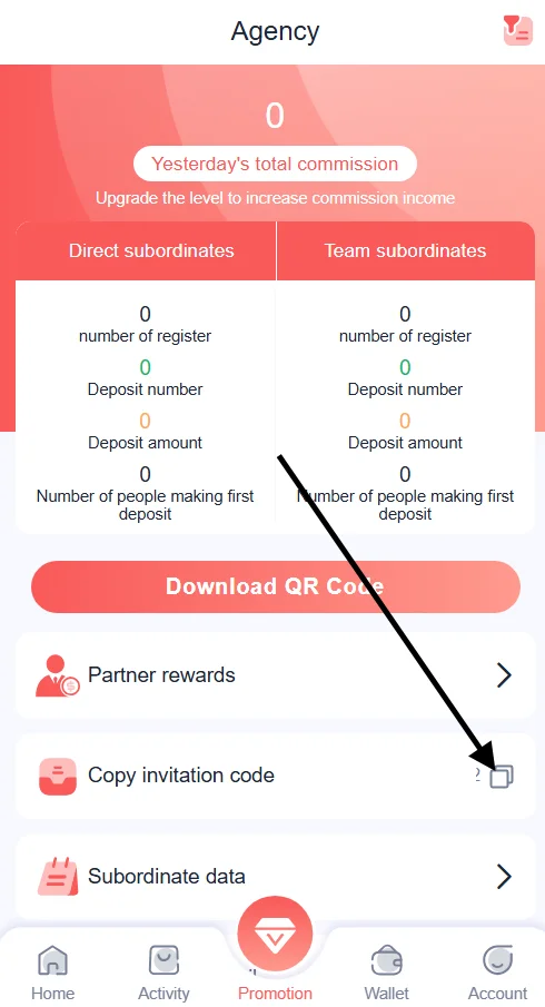 OK Win invite code